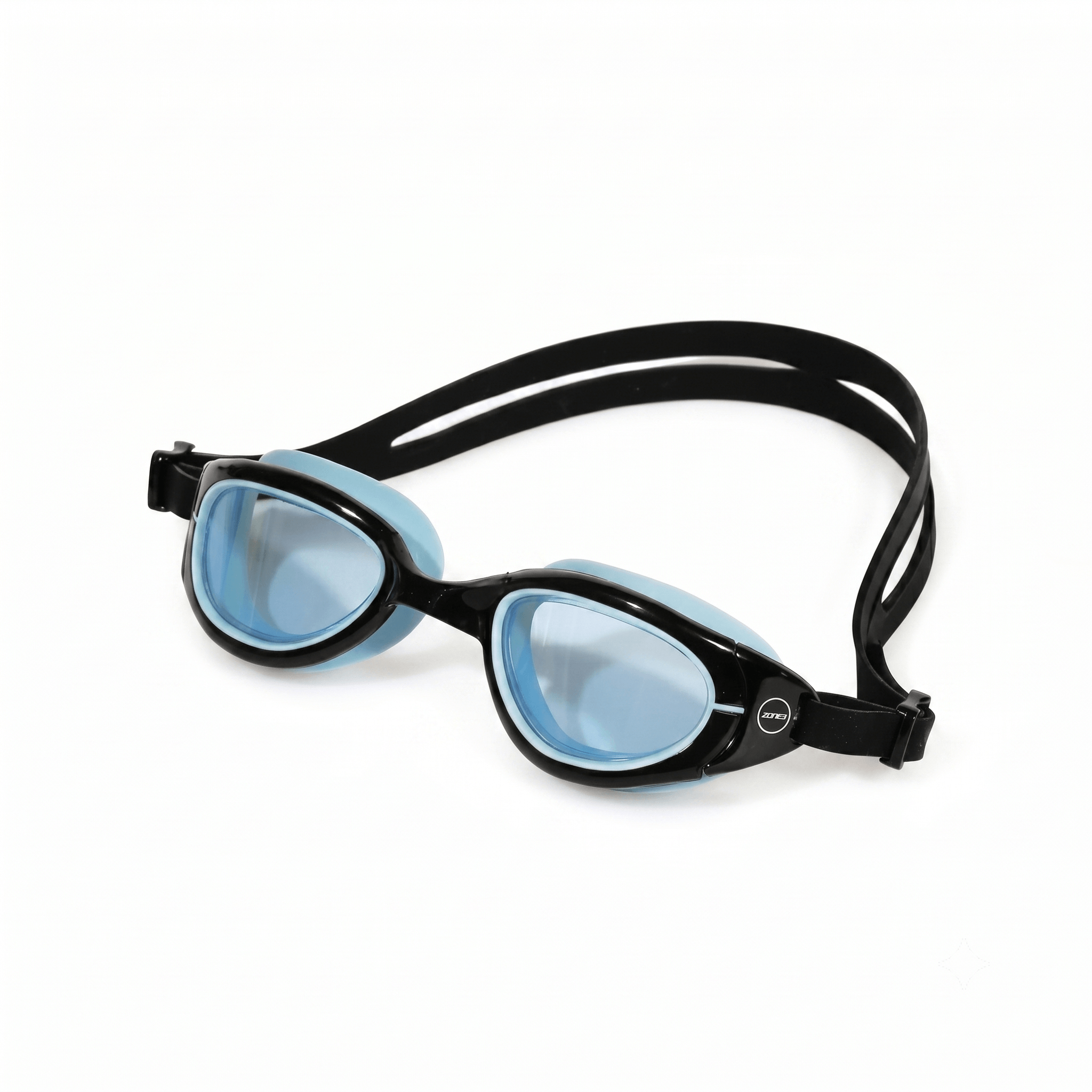 Zone3 Attack swim goggles on a white background.