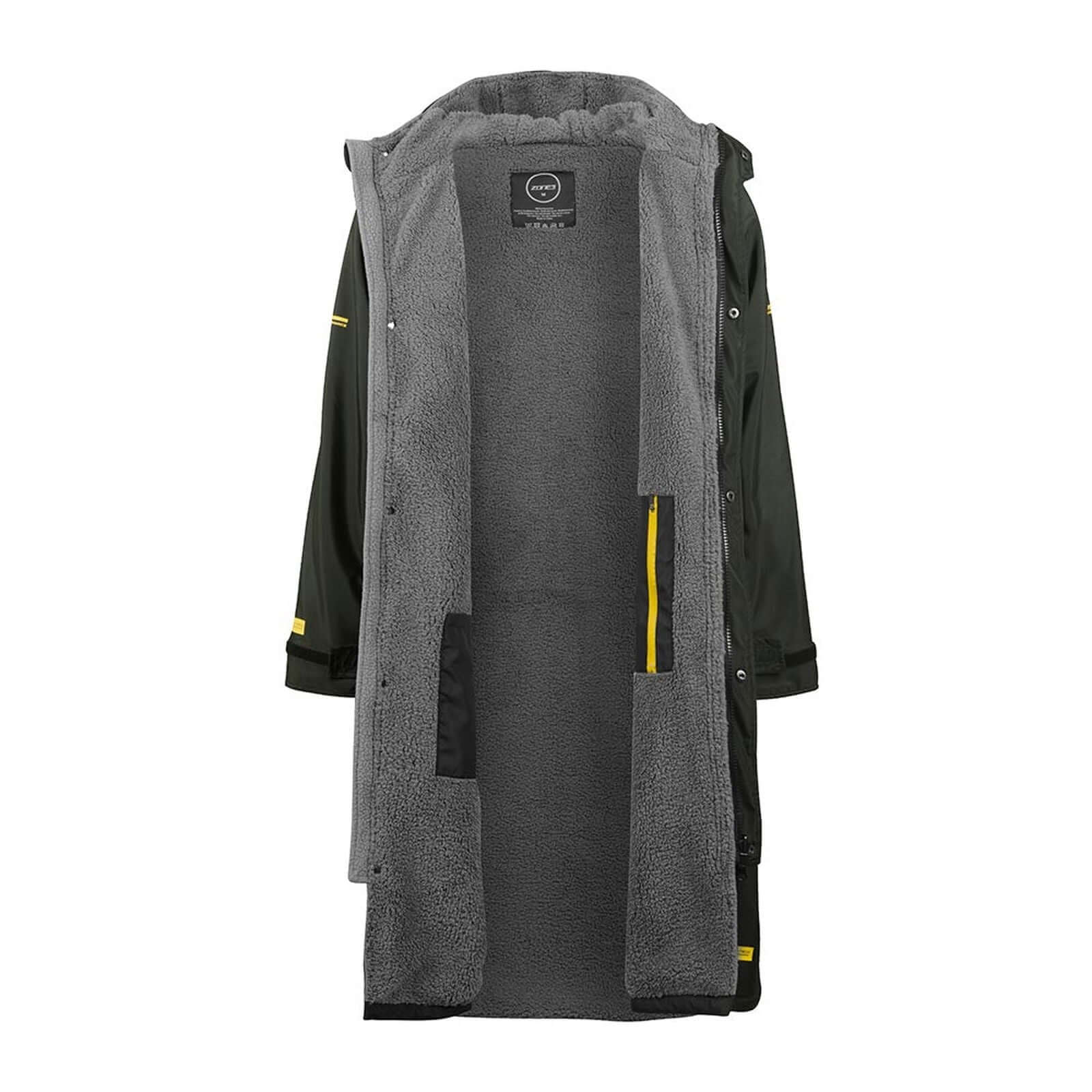A Zone3 recycled Thermo-Tech changing robe on a white background.