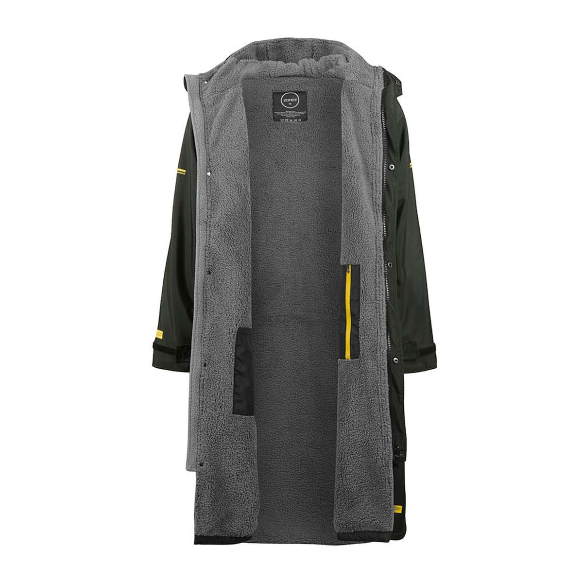 A Zone3 recycled Thermo-Tech changing robe on a white background.