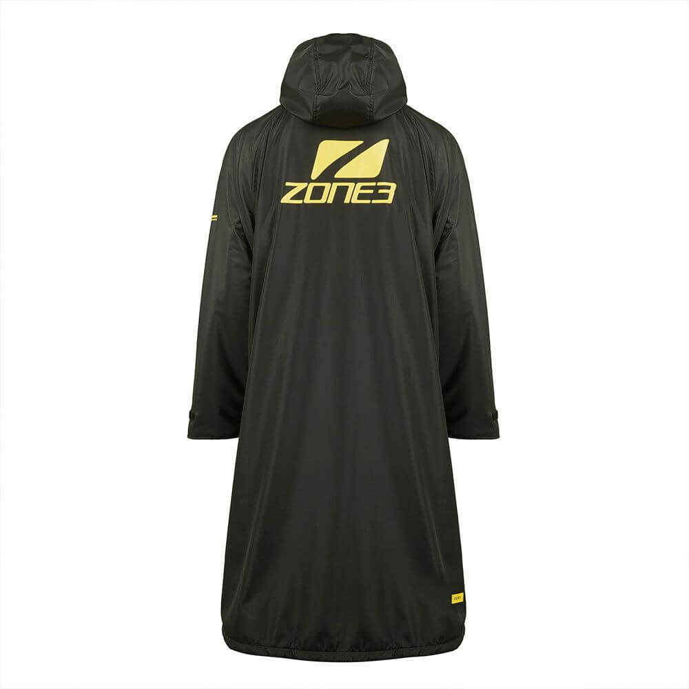 A Zone3 recycled Thermo-Tech changing robe on a white background.