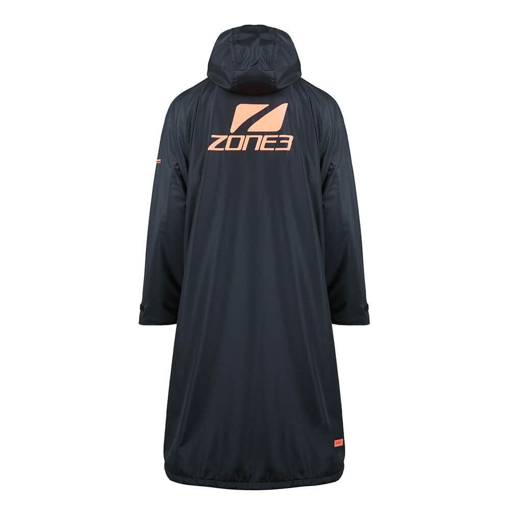 A Zone3 recycled Thermo-Tech changing robe on a white background.